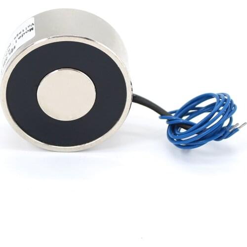 40*25mm Suction 30KG 300N DC 5V/12V/24V Mini solenoid electromagnet electric Lifting electro magnet strong holder cup DIY 12 v