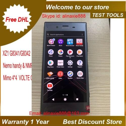 Free shipping DHL+ XZ1 G8342 NEMO HANDY &NMR & G8341 Nemo handy & NMR + VOLTE+ 4x4MIMO + 256QAM+3CC+4CC Testing