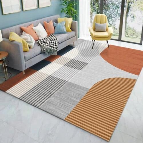 Geometric Large Carpets for Living Room Modern Floor Carpet Mat Rectangular Washable Big Area Rugs for Bedroom Parlor Home Decor