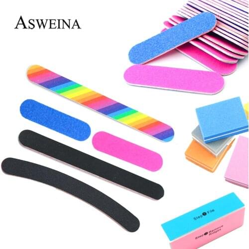 Disposable Nail File Set Mini Buffers Sanding Manicure Grit Portable Pedicure Rasp Nail Art Accessories Nail Art Tools