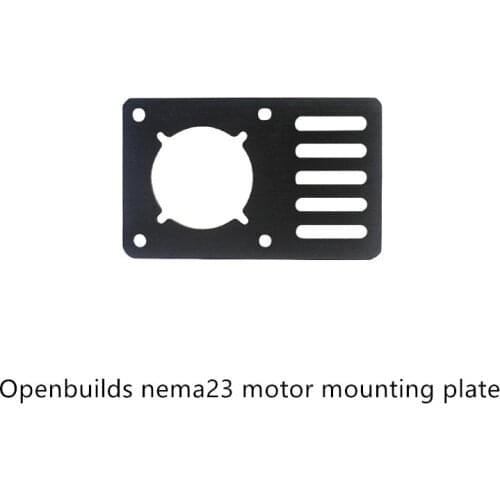 Nema23 stepper motor bracket mounting plate aluminum 96.5x60x3 fixed OX CNC v-slot