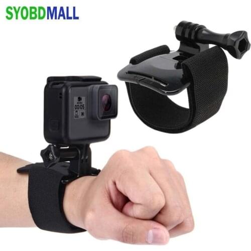 Nylon Wrist Strap Mount for GoPro Hero 9 8 7 6 5 4 Yi 4K Sjcam Sj4000 Eken H9r Hand Strap Mount Holder for Go Pro Action Camera