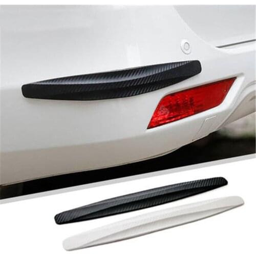 New bumper lip anti-collision anti-smashing bumper sticker car protector strip carbon fiber front rear bumper protector