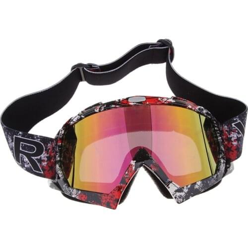 1 Piece Snowmobile Snowboard Goggles Motorcycle Racing Eyewear Anti-UV & Weatherproof dustproof Dropshipping