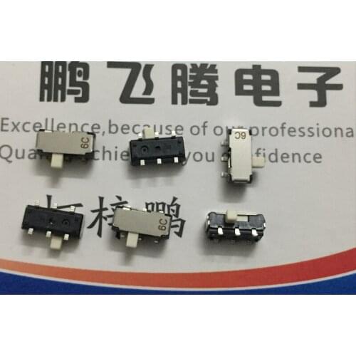 Original new 100% CL-SB-22B-11T toggle switch SMD 6pin 2gear horizontal side-toggle sliding switch