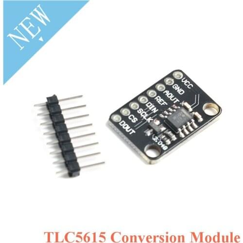 TLC5615 Conversion Module Digital to Analog 10 Bit Serial DAC Converter Module Power-on Reset CJMCU-5615 for Industrial Control