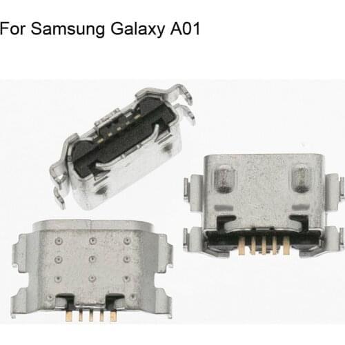 5PCS For Samsung Galaxy A01 USB socket Charging Port For Samsung Galaxy A 01 Dock Connector Micro USB Charging Port High Quality