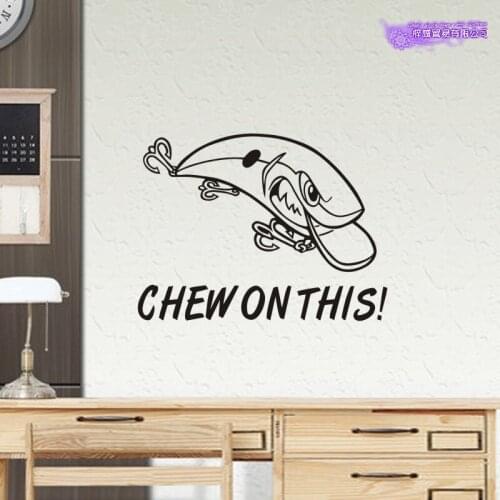 Fishing Hooks Decal Angling Bucket Tackle Shop Fishhook Sticker Fish Tank Boat Box Car Vinyl Decal