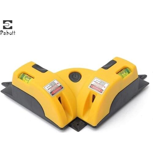 High Precision Right Angle 90 Degree Square Laser Level Line Projection Right Angle Nivel Measurement Instruments