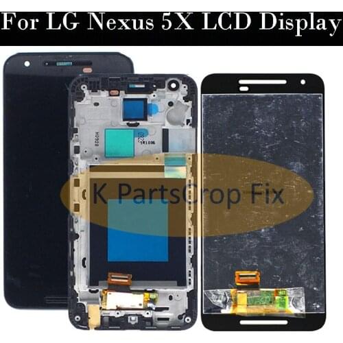 For 5.2" LG Google Nexus 5X LCD Display Touch Screen Digitizer Assembly For LG Nexus 5X LCD With Frame H791 Replacement Parts