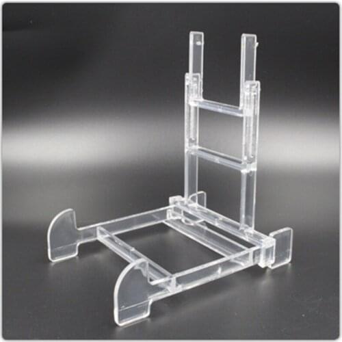 1pc Adjustable Display Stands Transparent Display Easel Bowl Plate Art Photo Picture Frame Holder Book Stands