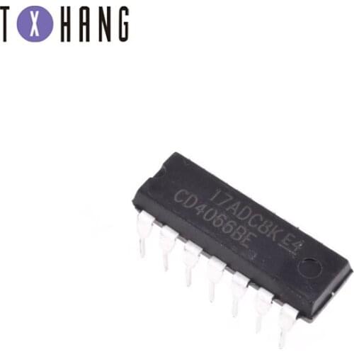 10PCS CD4066BE DIP14 CD4066 DIP 4066BE DIP-14 new and original IC diy electronics