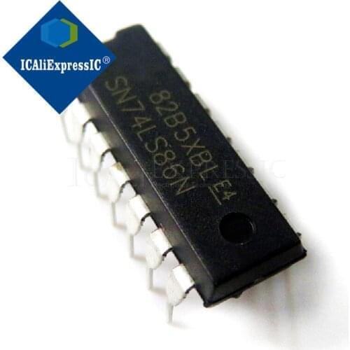 10PCS HD74LS86P HD74LS86 DIP14 DIP SN74LS86N 74LS8 new original In Stock