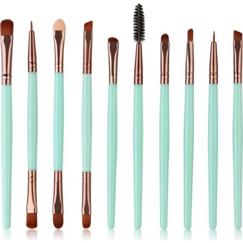 10pcs/set Fashion Makeup Brush Set tools Make-up Toiletry Brushes Kit Powder Eye Wool Set Make Up Brush Maquiagem maquillaje