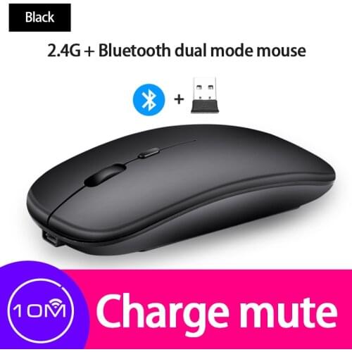 Wireless Mouse Bluetooth Mouse Rechargeable Computer Mause Silent Ergonomic LED Mice USB optical Backlit Mouse Three Mode