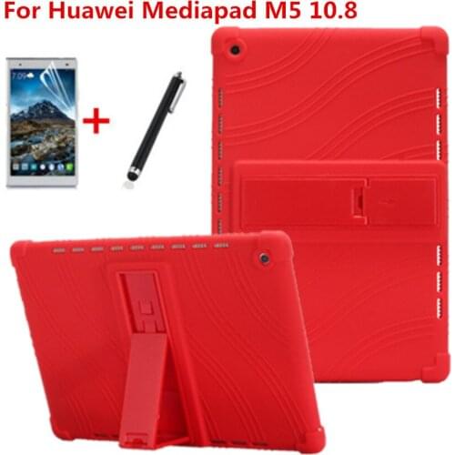 For Huawei MediaPad M5 10.8 Case,Soft Silicone Rugged Case for Huawei MediaPad M5 Pro CMR-W19 CMR-AL09 CMR-W09 [Kids Friendly]