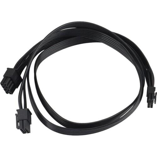 Dual PCIe 8 Pin Male to Mini 12 Pin GPU Power Cable for GeForce RTX 30 Series for EVGA/Seasonic Modular PSU,23.5In/60cm