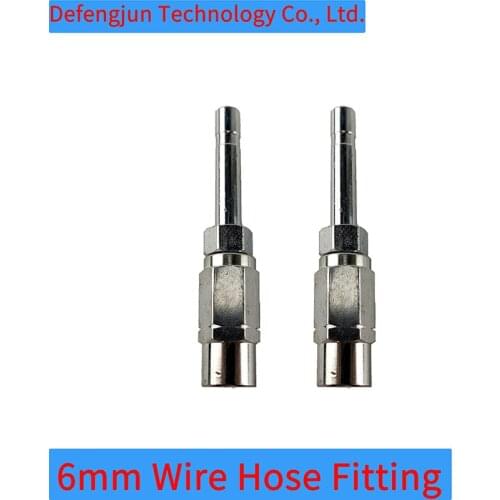 Hydraulic Wire Hose Fitting 6MM