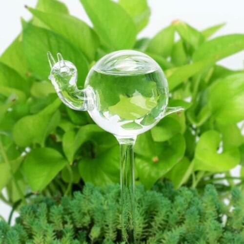 HOT Self Watering Globe Plant Flower Water Bulbs Animal Shape Glass Home Decor NDS