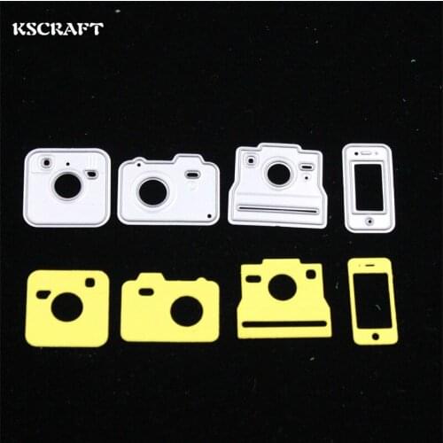 KSCRAFT Cute Camera Metal Cutting Dies Stencils for DIY Scrapbooking/photo album Decorative Embossing DIY Paper Cards