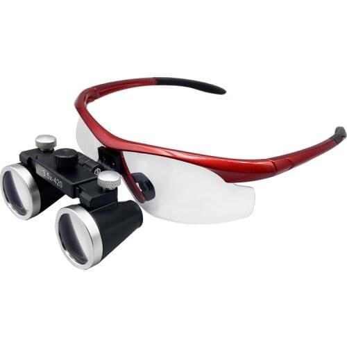 Best Seller 2.5/3.5X420mm Magnifying Glasses Binocular Medical Magnifier Surgical Dental Loupes for ENT Plastic Surgery