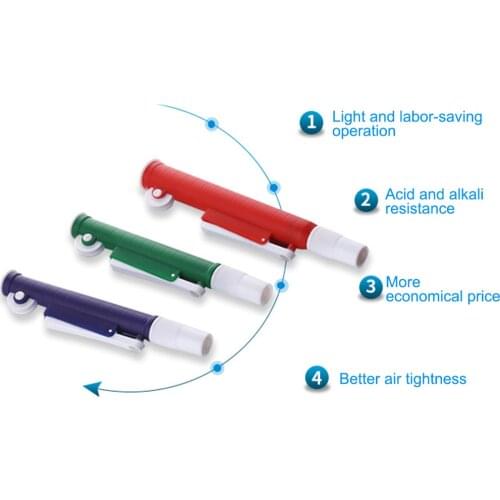 Pipettor Single Channel Volume Micro Pipettes Lab Transfer Pipettes for Lab 2ml 10ml 25ml JDH99