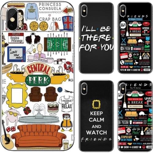 Friends TV Show Print Adorable Silicone Phone Case For Samsung Galaxy Note 3 4 5 8 9 S3 S4 S5 Mini S6 S7 Edge S8 S9 S10 Plus