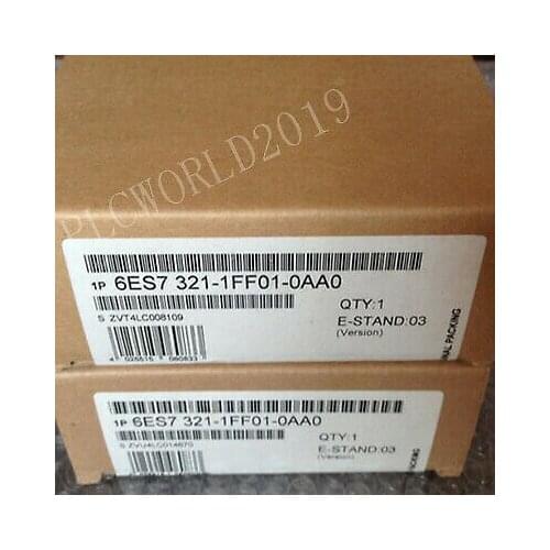 Siemens 6ES7321-1FF01-0AA0 Simatic S7 300 SM321 8DI Digital Input Module 6ES7 321-1FF01-0AA0 brand new in factory sealed box