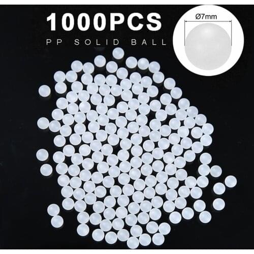 1000pcs 7mm PP Plastic Solid Balls Set Multi Purpose Hardware Bearings Parts For Precision Bearing Drawer Slides