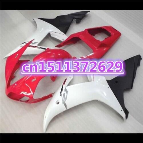 100%new For 02-03 YZF R1 02 03 YZF 1000 red white black YZF-R1 YZF-1000 YZFR1 YZF1000 2002 2003 Fairing Body-Dor D