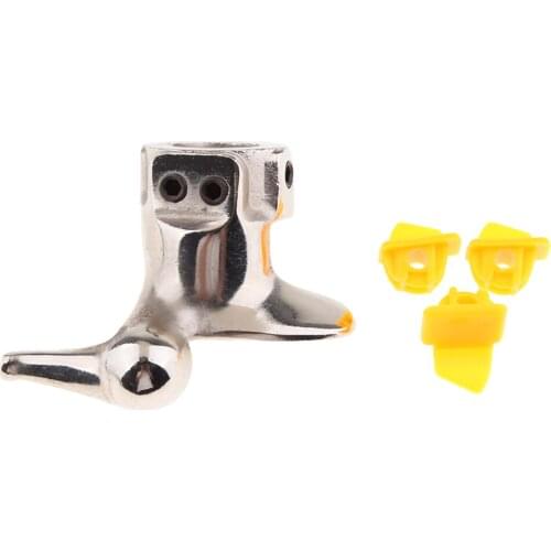 Tire Changer, Cast Steel Motorcycle Tire Changer Duck Head Mount Demount Tool, Including 3 Pads