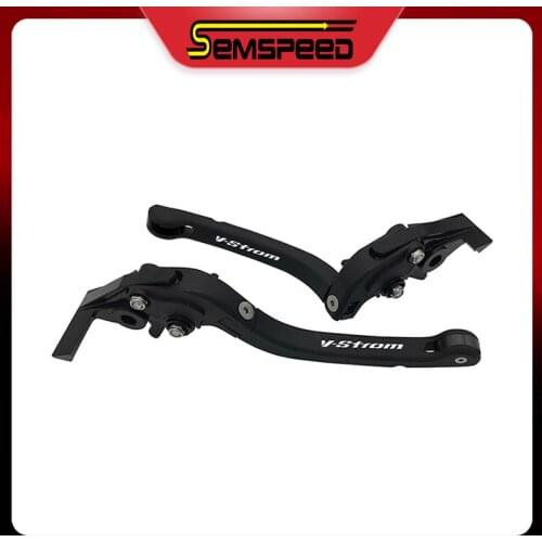 SEMSPEED CNC Foldable Lever For SUZUKI DL650 V-Strom 650 2004 2005 2006 2007 2008 2009 2010 Motorcycle Brake and Clutch Levers
