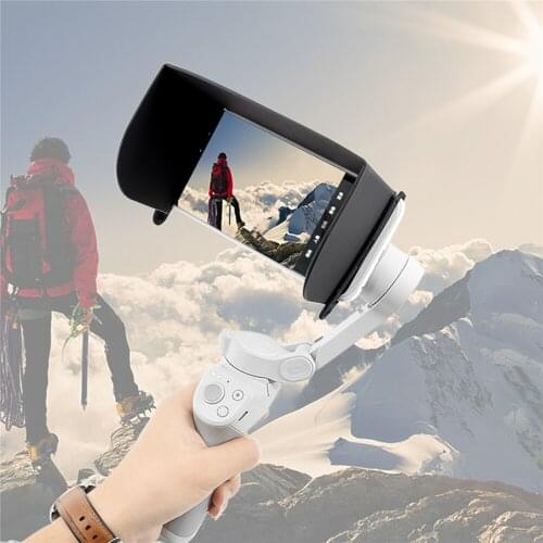 Foldable Phone Sunshade Sun Hood for DJI OM 4 for OSMO Mobile 3 Handheld PTZ Gimbal Camera Stabilizer Accessories