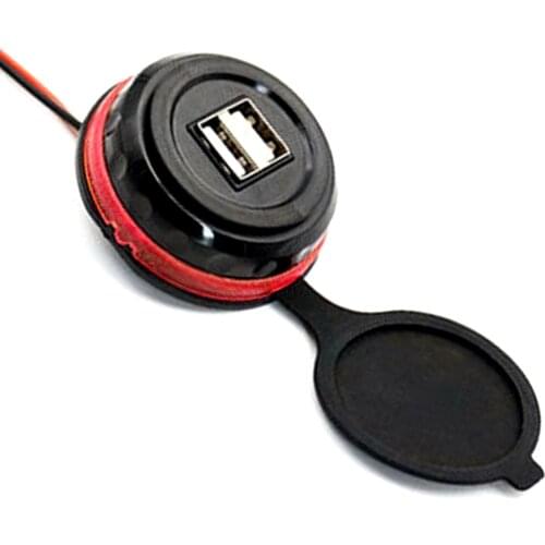 Universal DC 12-24V 3.1A Dual USB Car Charger Panel Mount 2 Port Charging Power Socket Adapter for car boat ATV motorbike