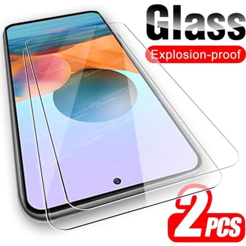 2pcs Protective Glass For Xiaomi Redmi Note 10 Pro Redme Nota 10Pro Note10 4/5G Not 10s Nota10 Not10 Screen Protector Cover Film