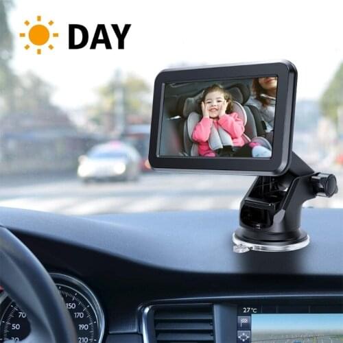066B Baby Car Mirror Camera with 4.3'' High Definition Display Night Vision Monitor