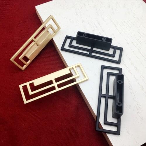 1PC Classical Cabinet Hollow Handle Vintage Door Knobs Zine-alloy Furniture Pulls for Bookcase Drawer Wardrobe Hardware Fittings