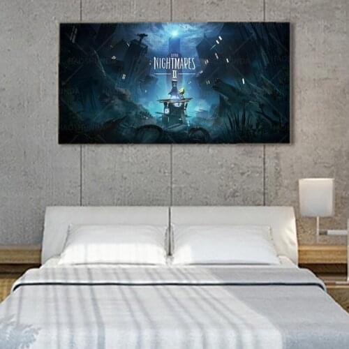 1 panels Horror Adventure Game Little Nightmares Canvas Painting Wall Art Home Decor Modula Picture posters and Prints Room
