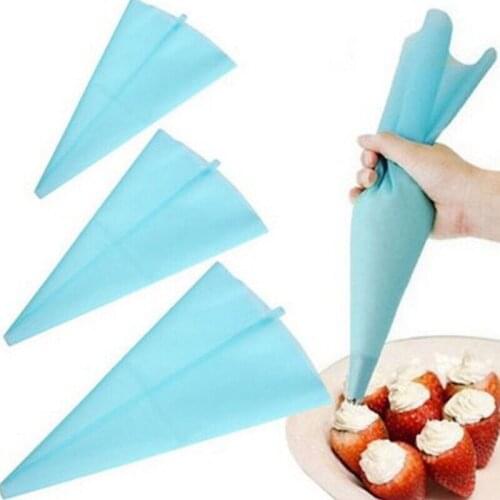 1pc Silicone Eco-Friendly Cream Pastry Cake Bag Tool Icing Piping Decorating Bags Tools Kitchen Baking Tools