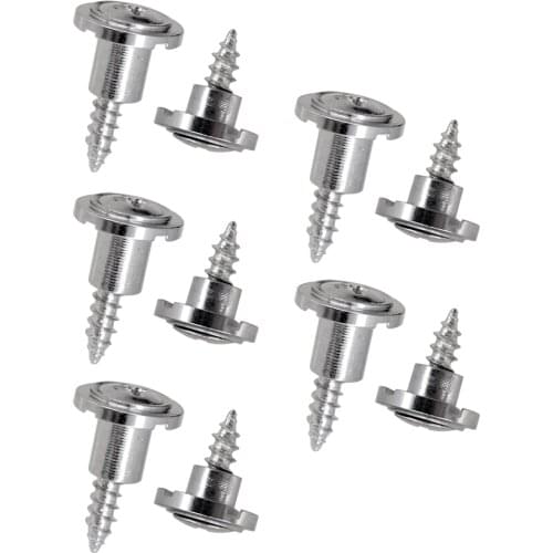 10pcs Round Guitar String Tree Retainer For ST Guitar With Screws