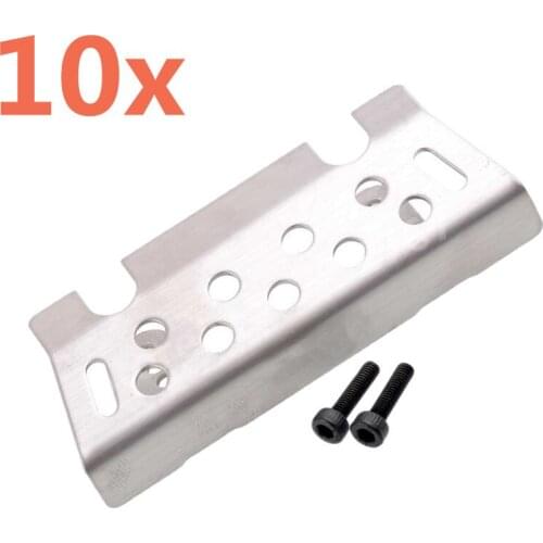 10Pcs RC Car TRAXXAS TRX-4 Front Rear Collision Protection Protective Metal Guard Chassis Armor For 1/10 RC Crawler Climbing Car