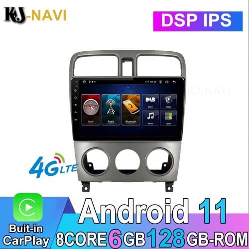 8-Core DSP Android 11.0 For Subaru Forester Spoiler 2004 2005 2006 2007 2008 Car Player Navigation Stereo Radio Multimedia GPS