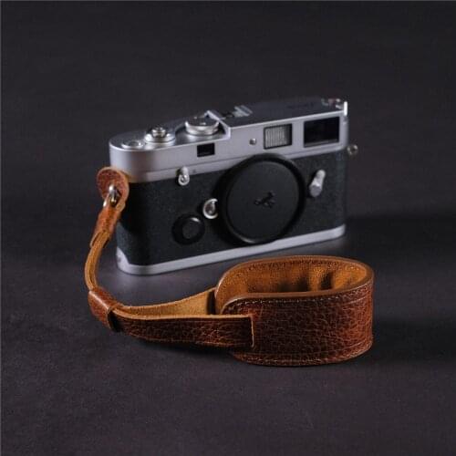 Cam-in LWS-004 Leather Camera Hand Wrist Strap Wriststrap Vintage Style for SLR DSLR Digital Mirrorless Cameras