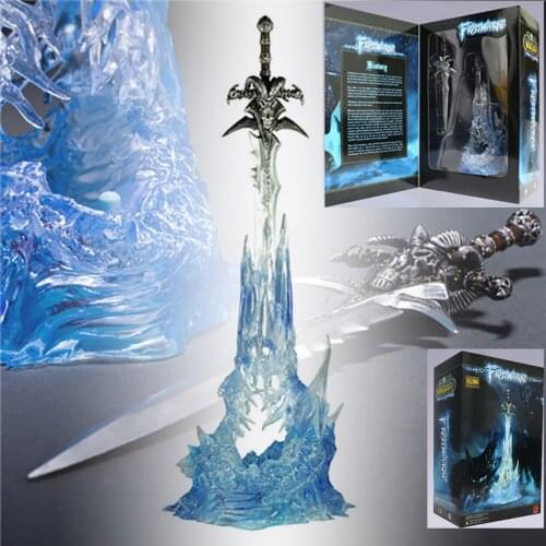 25cm Wow Arthas Menethils Weapon Frostmourne Sword with LED Lighting Figmar Starz PVC Action Figure Toy