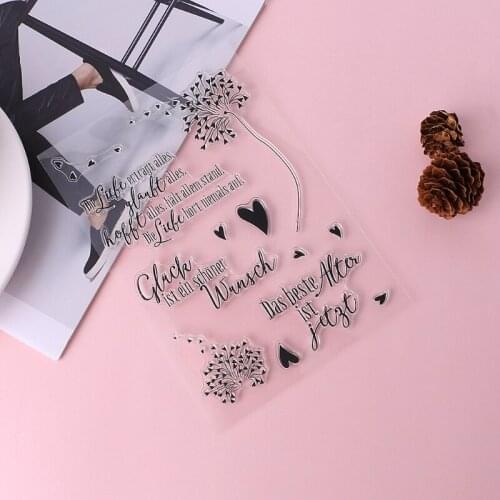 Nice DIY Silicone Clear Stamp Cling Seal Scrapbook Embossing Album Decor Craft Drop Shipping Support