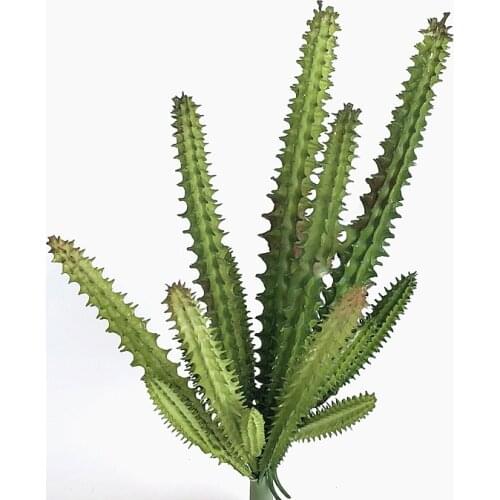Artificial Plastic Plant Cactus Branch DIY Office Study Living Room Home Decoration Supplies
