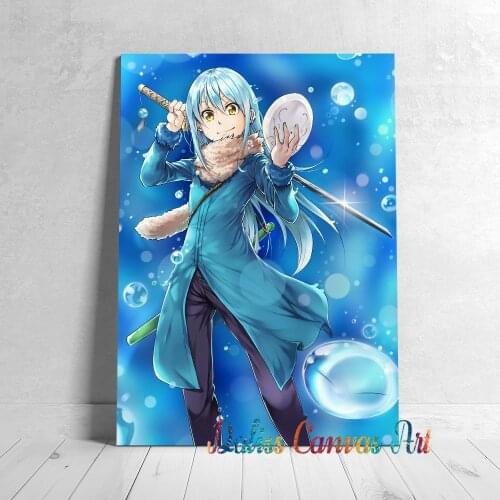 Canvas Anime Got Reincarnated as a Slime Pictures Home Decoration Paintings Poster HD Prints Wall Art Modular Living Room Framed