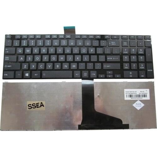 SSEA New laptop US Keyboard For Toshiba L855 L870 L950 C850 C855 C855D L850 L850D L950D L955 L955D keyboard Free Shipping