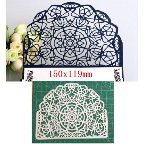 Lace background frame Metal Cutting Dies Stencil for DIY dies Scrapbooking Embossing Dies Paper Cards Decorative Crafts Die Cuts