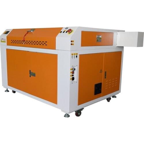 100W CO2 USB Laser Engraving Machine 900x600mm Wood working with CW3000AG water chiller